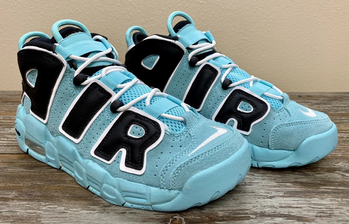 Nike Air More Uptempo Light Aqua Pippen Grade School 415082-403