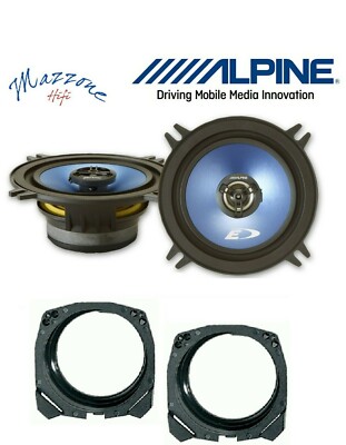 ALPINE SXE-132C2 Kit 2 speakers 13cm Ford Fiesta 89>02 rear mounts car