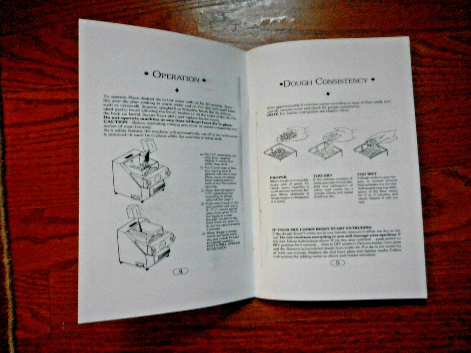 ¡MIRA! LIBRO DE INSTRUCCIONES Y RECETAS CREATIVE TECHNOLOGIES PASTA EXPRESS X2000/3000 Foto 2 de 4