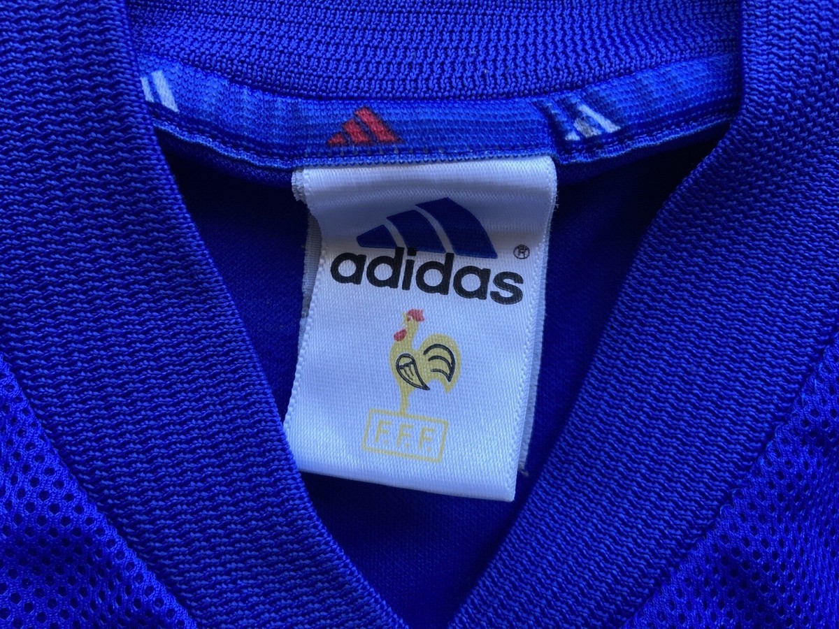 FRANCE 2002 2004 HOME FOOTBALL SHIRT SOCCER JERSEY ADIDAS FRANCE 2002 2004 HOME FOOTBALL SHIRT SOCCER JERSEY ADIDAS
