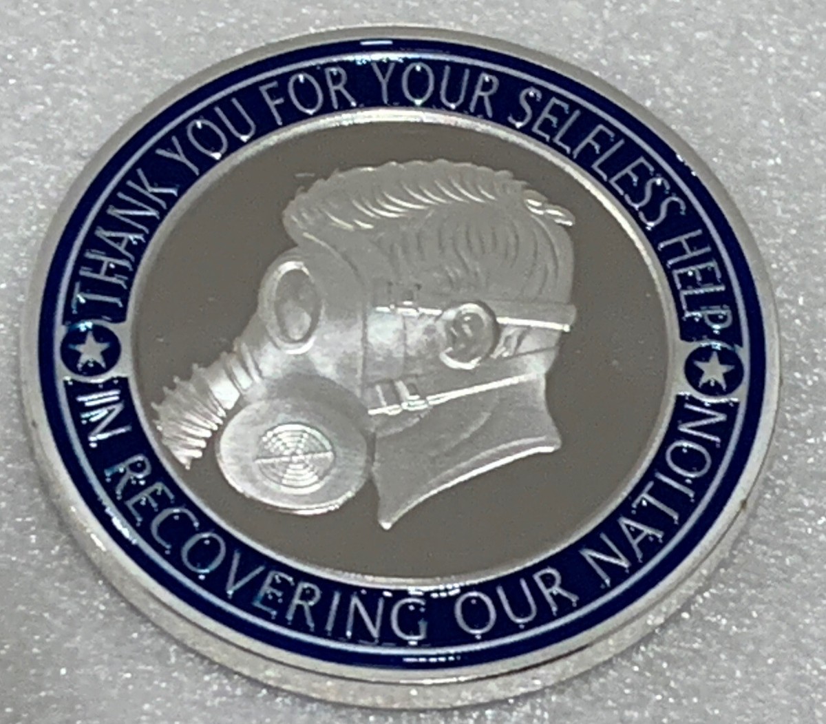 2020 Pandemic Challenge Coin 19COV!D Coronaa-19 Silver Health Care