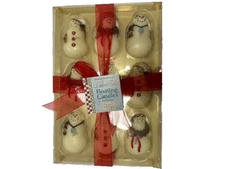 Debbie Mumm Snowman Floating Candle Candles Set of 9 original packaging