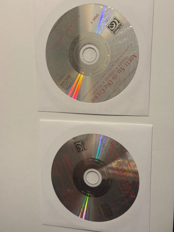 BOOK WITH CDs: Alfred's Basic Adult All-In-One Piano Course LEVEL 1 Palmer Manus - Image 2 of 4