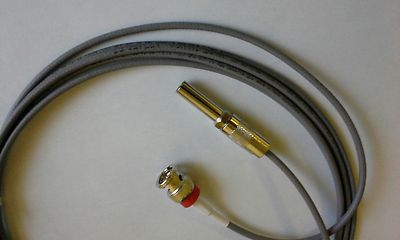 US MADE  Commscope DS3/735A  coax cable  BNC male   to  MINI  WECO  440   25 FT 