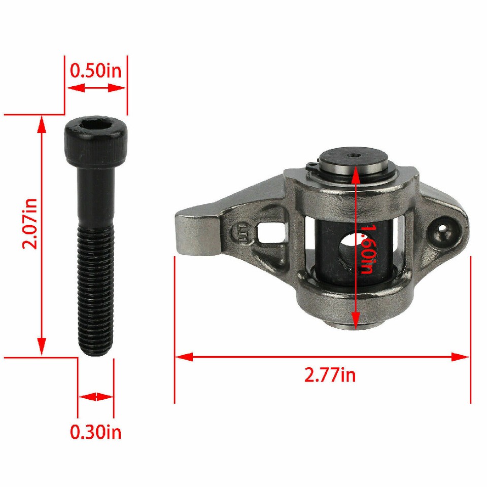 Upgrade LS1 Rocker Arms With Trunion Pushrods Kit for LS 4.8 5.3 5.7 6. ...