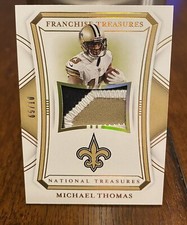 2020 National Treasures MICHAEL THOMAS Franchise Treasures Holo Gold #5/10 FT-MT