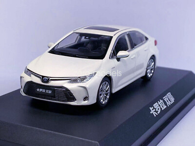 1/43 Scale TOYOTA Corolla Hybrid 2019 White Diecast Car Model Toy