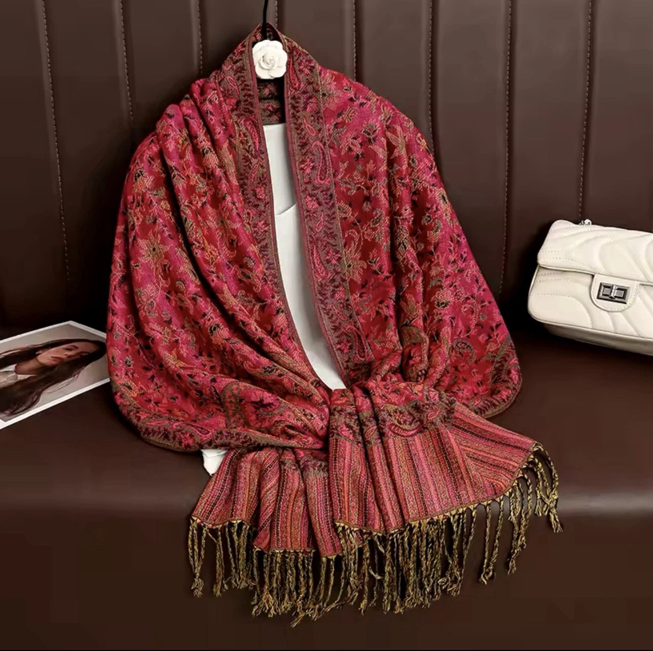 New Thick Luxury Cashmere Pashmina Warm Winter Scarf Female Foulard Shawl UK