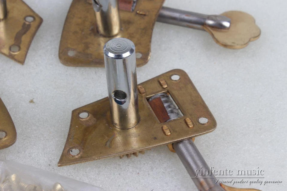 1set 4/4 Cello Peg String Winder Conjoined Brass machine Head cello Pegs - Image 2 of 4