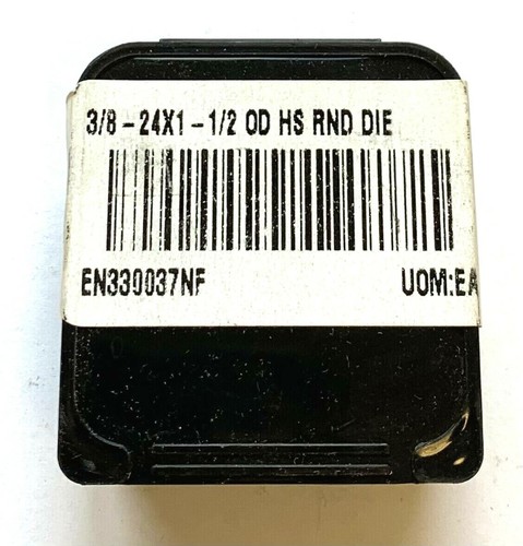 3/8-24 x 1-1/2" OD UNF TROQUEL REDONDO AJUSTABLE ACERO ALTA VELOCIDAD - Imagen 12 de 12
