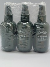 SHEA MOISTURE MEN SOFTENING OIL Lot Of 3 3.26 oz each Brand New Sealed