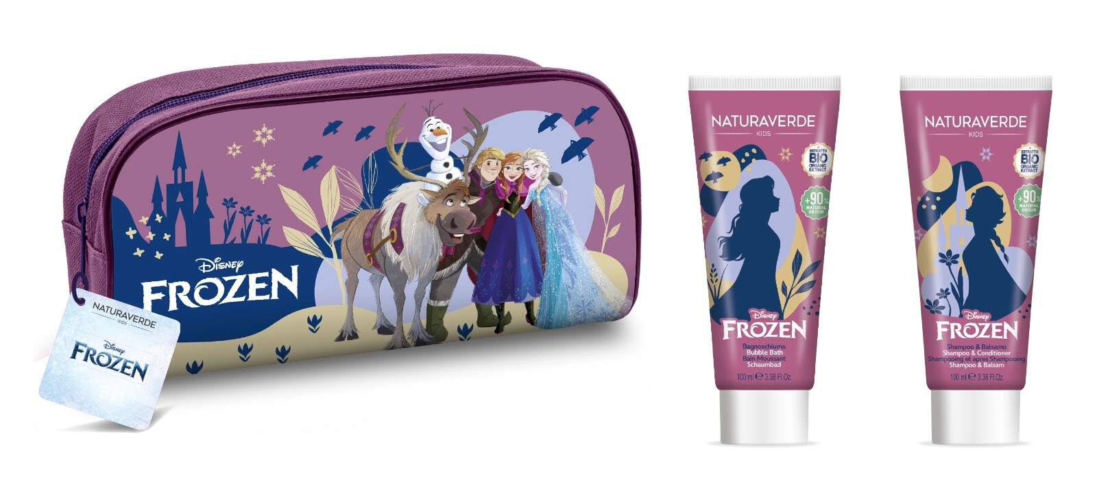 Frozen Beauty case Gift set Shampoo balsamo ml 100 + Bagno ml 100