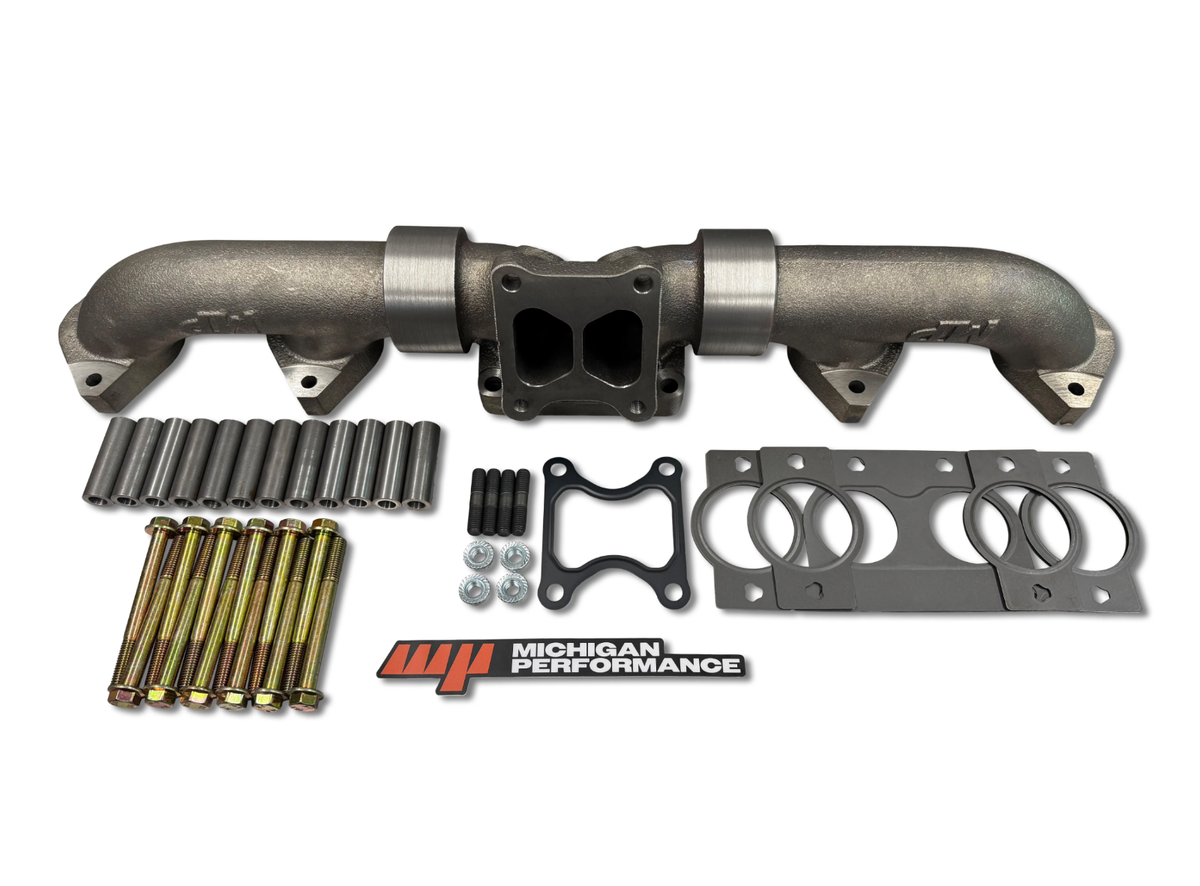 Hi-Flow Exhaust CUMMINS ISX CM570 Manifold 3680650 With Install