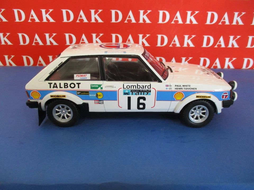 Die cast 1/18 Modellino Auto Talbot Sunbeam RAC Rally 1980 H. Toivonen - Immagine 2 di 4
