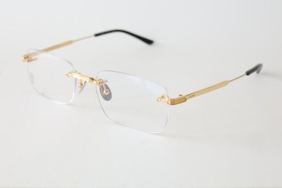 New Cartier eyewear optical eyeglasses CT0349O 001 gold