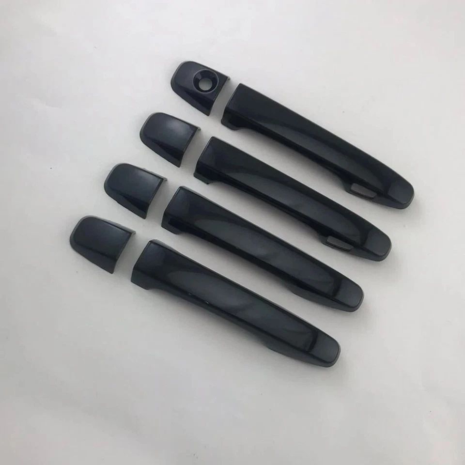 Tapa de manija de puerta Smartkey para Toyota Prius 2010-2015 negro brillante 8P Foto 2 de 4