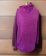 Marc New York Performance Hoodie Magenta Women's Size LG Cowl Neck
