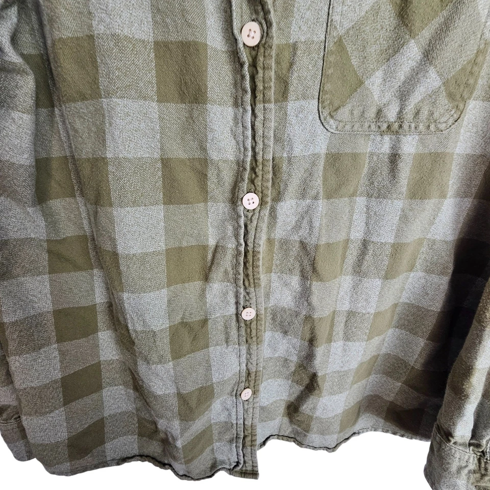 Camisa de franela Burton para mujer algodón orgánico a cuadros talla S Gorpcore exterior Foto 3 de 4