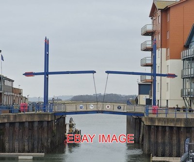 PHOTO  EXMOUTH HARBOUR LIFT BRIDGE SOME OF THE OTHER THINGS SEEN FROM OUR BIRD W