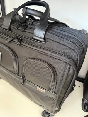 NEW Tumi ALPHA Deluxe 4 Wheeled Laptop Case BRIEF Briefcase