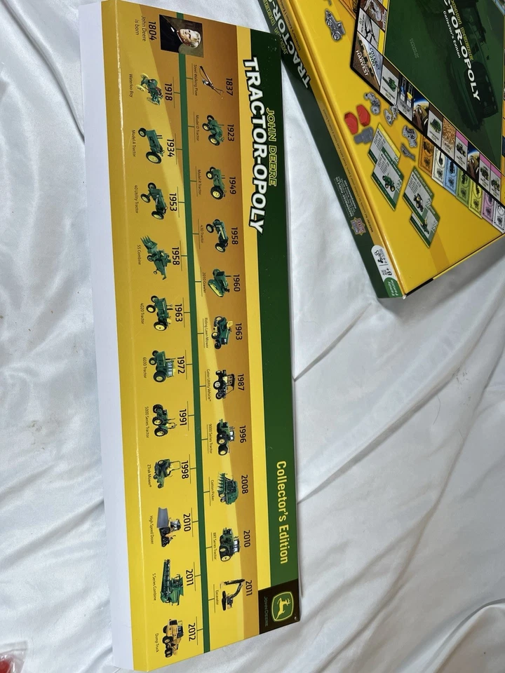 John Deere Tractor-Opoly Edición Coleccionista Monopoly Piezas Completas Selladas Foto 4 de 4