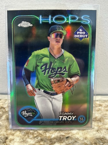 2024 Topps Chrome Pro Debut Tommy Troy Refractor No. PDC-166 Diamondbacks - Picture 1 of 2
