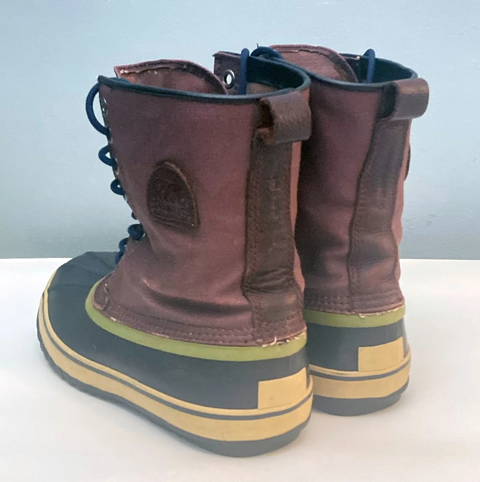 Sorel Botas de Invierno Impermeables Para Hombre US 9 Rojo/Marrón/Negro Foto 2 de 4
