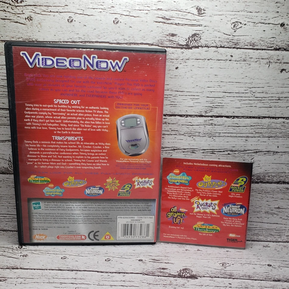 VideoNow Lot The Fairly Oddparents Vol. 2 & SpongeBob SquarePants "Band Geeks" - Image 2 of 4