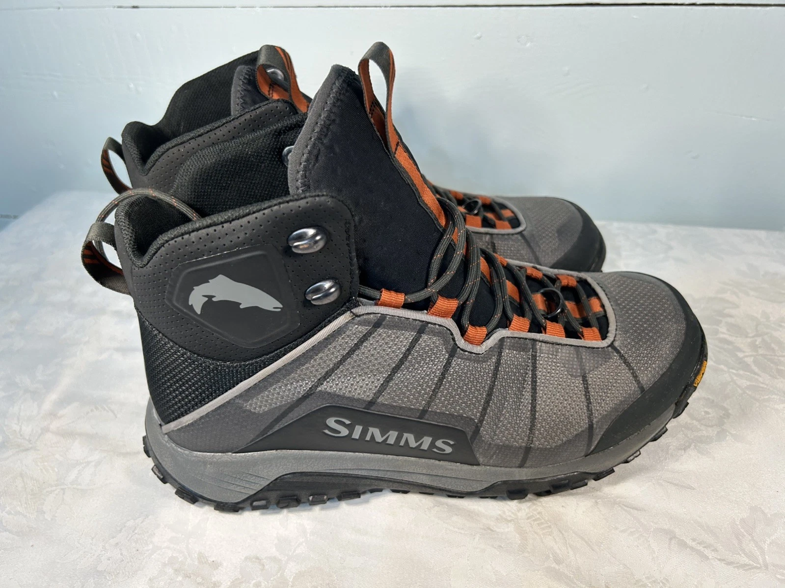 Simms Flyweight Wading Boots Vibram Sole Size 10 Men’s
Opens in a new window or tab