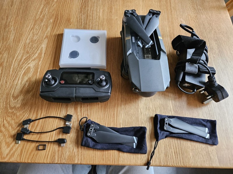 DJI Mavic Pro Drone 4K HD Camera. Parts only - no batteries. See description.