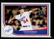 2018 Topps Big League #116 Walker Buehler RC Team:  Los Angeles Dodgers