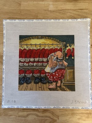 Santa Needlepoint Canvas 