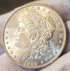 * 1898 * BU MS+ FROSTY MINT FRESH ALL ORIGINAL MORGAN SILVER DOLLAR #A71