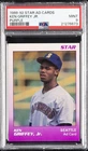 1988-92 STAR AD CARDS PURPLE KEN GRIFFEY JR. PSA 9