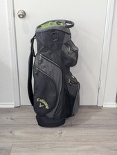 Callaway Cart Bag Gray Green 14-Way Divider Single Strap Golf Bag