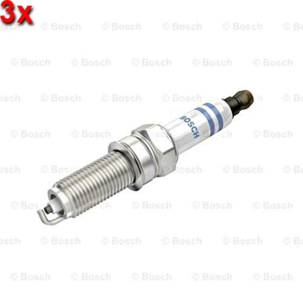 BOSCH 3x Spark Plug For DAIHATSU HYUNDAI KIA MITSUBISHI SMART 02-21 0242135527