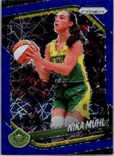Nika Muhl 2025 Panini Prizm WNBA Blue #127 Seattle Storm