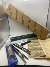 Vintage Standard Manifold Company Roll-Ruler Drafting Tool Rolling Pens
