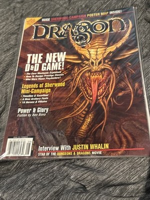 Dungeons & Dragons Dragon Magazine #274 Complete Map Included No CD ROM