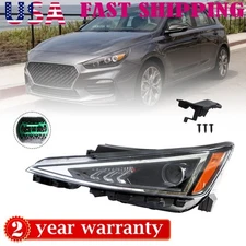 For 2019 2020 Hyundai Elantra Projector Headlight Assembly Driver Left Halogen