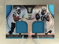 2024 Panini Totally Certified Rookie Dual Swatches Legette/Sanders #RDS-CAR