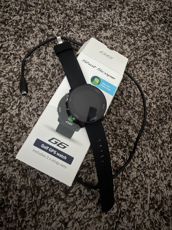 Shot Scope G6 Golf GPS Watch, Full Hole Maps & 36,000+ Courses