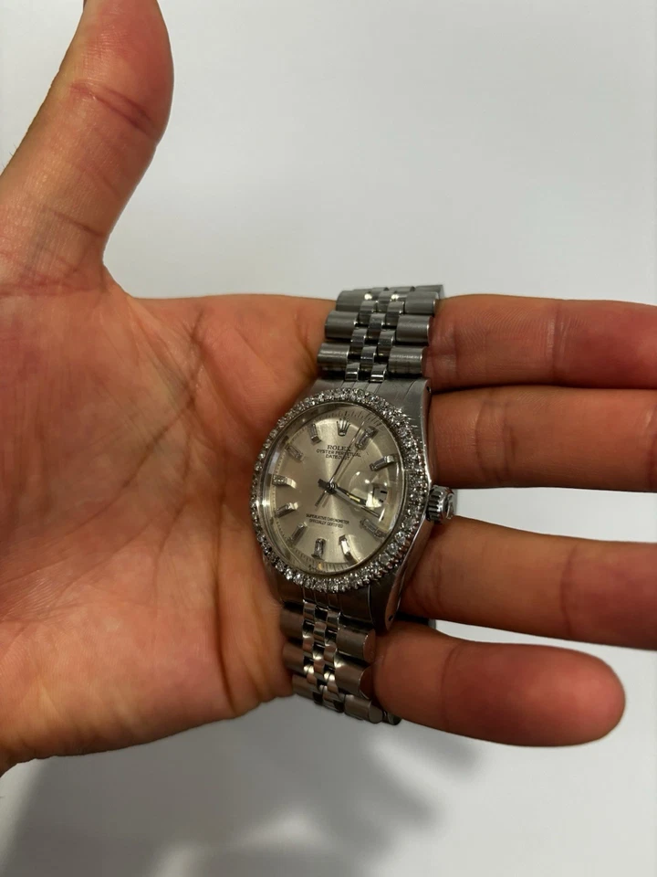 Rolex Datejust 1603 Stainless Steel 36mm Silver Dial Jubilee Bracelet - Image 3 of 4