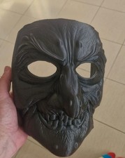 Witch Mask Halloween Costume Prop Scary Face Horror Cosplay Accessory
