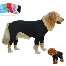 Lovelonglong Dog Lightweight Pajamas Pure Cotton Jumpsuits 4 Legs for All Sizes