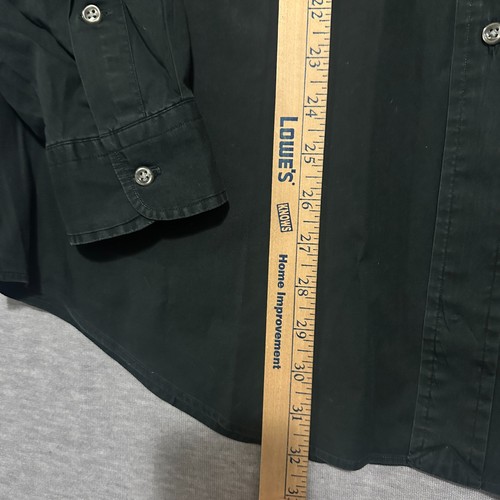 VTG Polo Ralph Lauren Slim Lowell Sport Fit Shirt Mens L Black Stretch - Photo 8/11