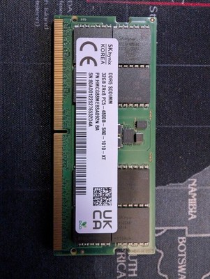 32GB SK hynix DDR5 Laptop RAM 4800 MHz PC5-4800 SO-DIMM