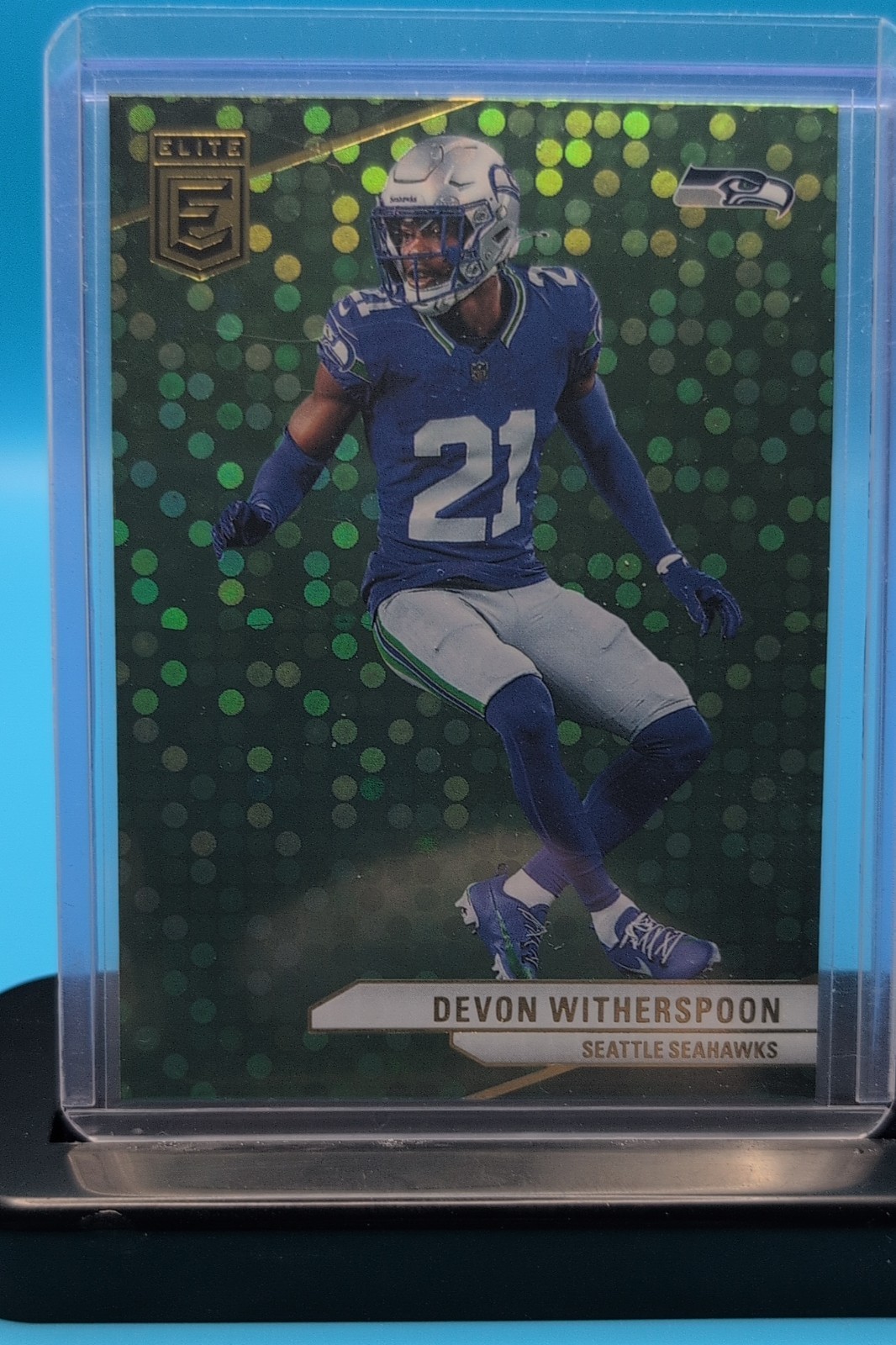 2024 Panini Donruss Elite - Devon Witherspoon #55 Green Disco