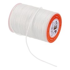 Waxed Cord 0.8mm 60 Yards Wax Bead for Jewelry Making White