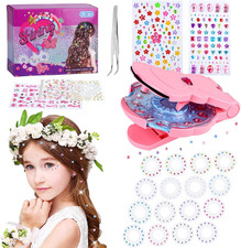 Hair Gem Stamper, Hair Gems Bedazzler Kit with 420 Rhinestones, Jewels Machine S